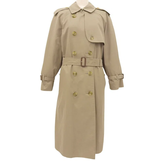Burberry Nova Check Lining Trench Coat Beige in Beige from VINTAGE QOO TOKYO