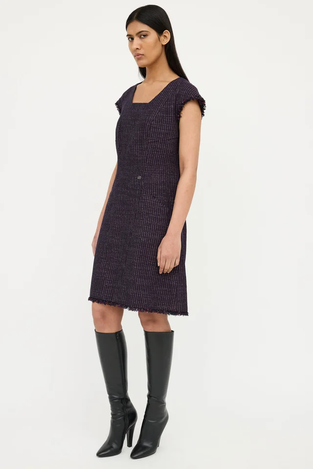 Chanel 2008 Spring Tweed Dress in Tweed from VSP Consignment, photo 2 of 2