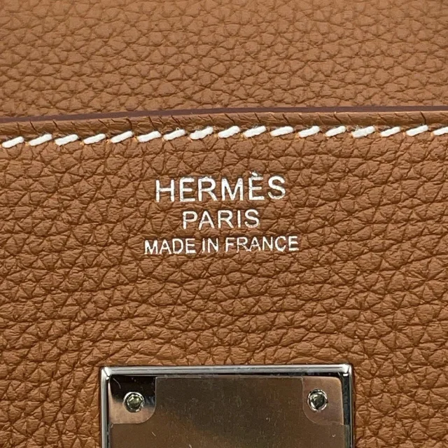 Hermès Birkin Gold Togo Leather Size 30 in Gold Togo leather from GALLERY RARE, photo 15 of 16