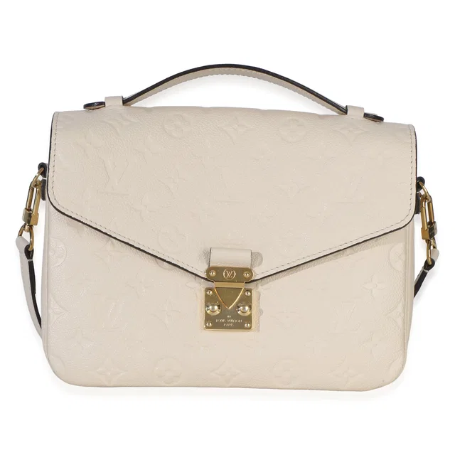 Louis Vuitton Creme Empreinte Pochette Metis in Coated canvas from myGemma