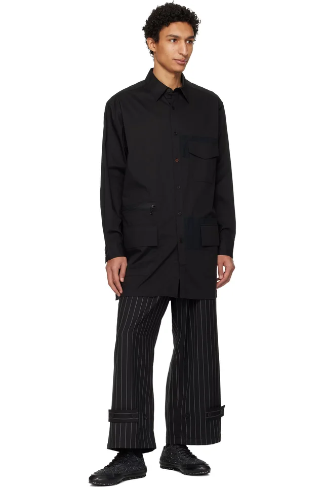 Y-3 Black UT Long Sleeve Shirt, photo 4 of 4 from SSENSE