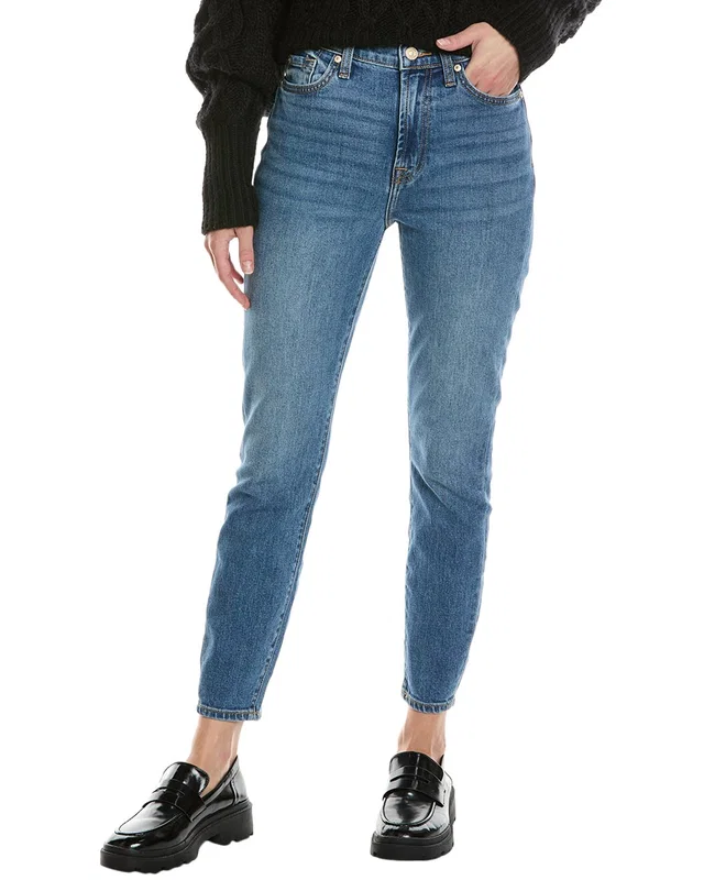 7 For All Mankind High-Waist Gwenevere Ankle Cut Jean, image 1 of 1 from Rue La La