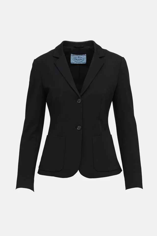 Prada 2013 Single Breasted Blazer in Nylon from VSP Consignment
