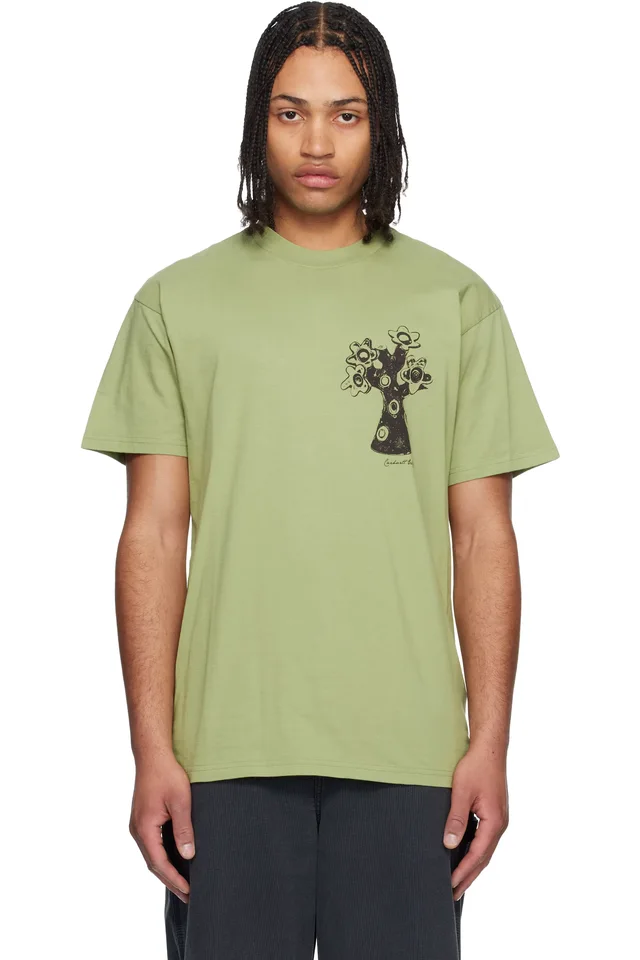 Carhartt Work In Progress Green Forma T-shirt, image 1 of 1 from SSENSE