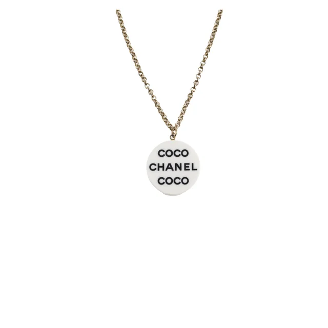 Chanel Coco Round Pendant Necklace from The Purse Affair