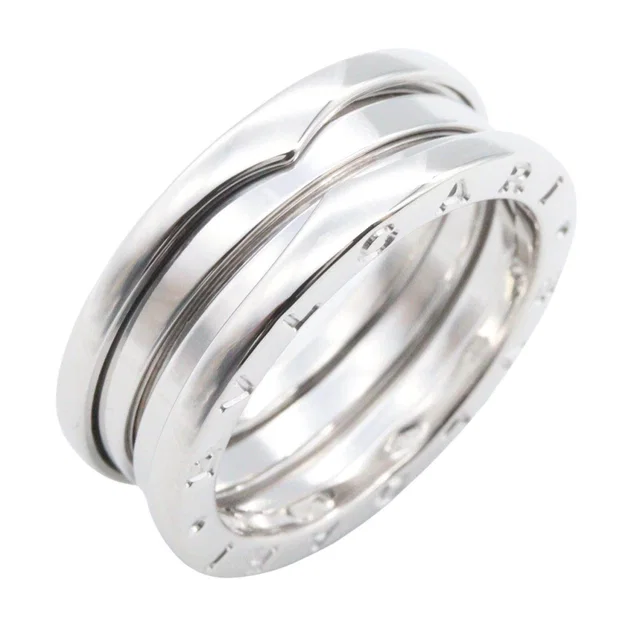 Bvlgari B-zero1 Au750 White Gold Ring Size 15.5 in White from LuxUness