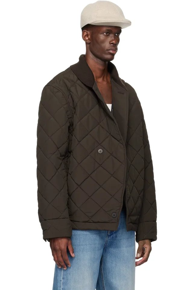 JACQUEMUS Brown 'The Bastide' Jacket, photo 2 of 4 from SSENSE