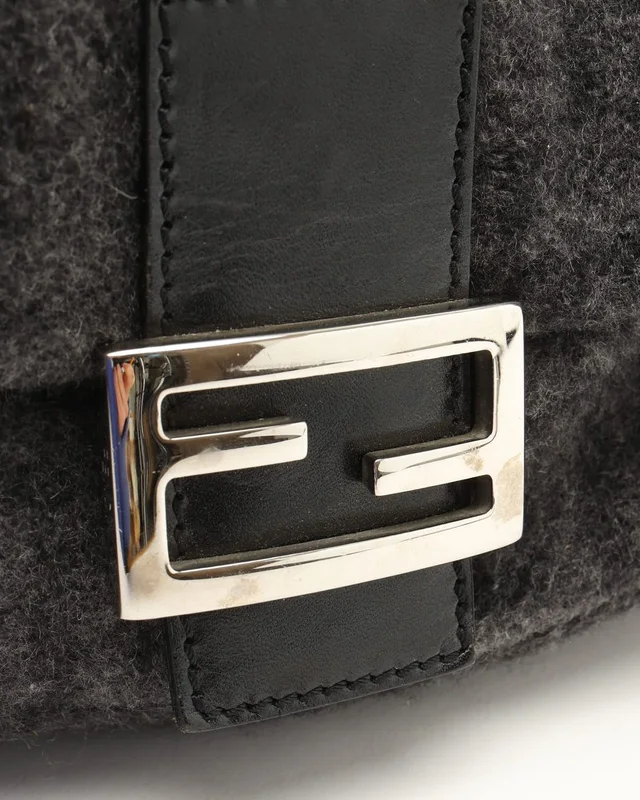 Fendi Zucca Tweed Mama Bag in Tweed from A Retro Tale, photo 6 of 8