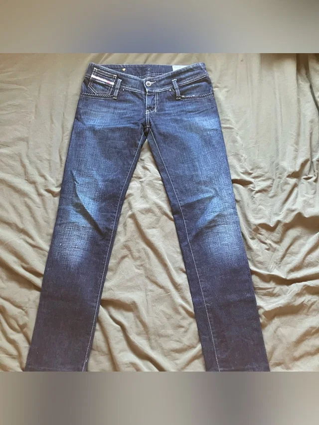 Diesel Women Low Rise Skinny Jeans in blue from Poshmark