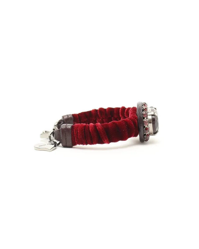 Miu Miu Rhinestone Bracelet in Velvet from A Retro Tale, photo 5 of 6