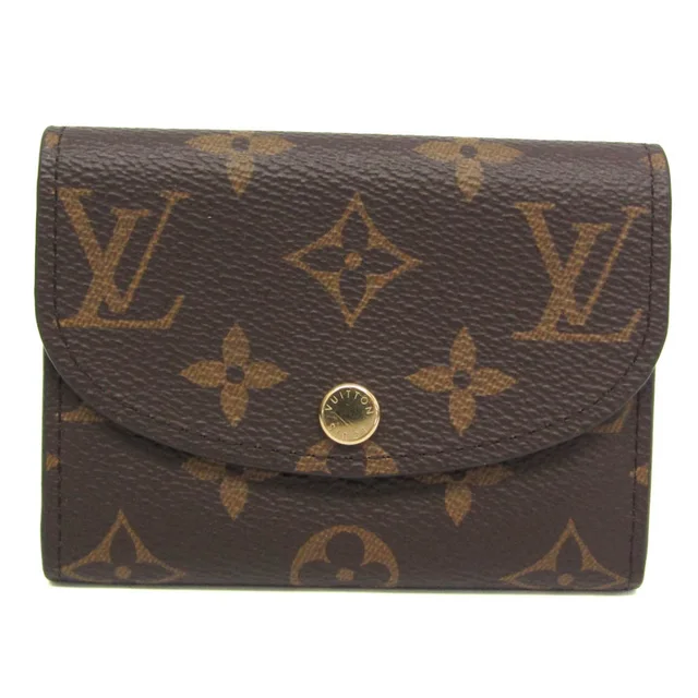 Louis Vuitton Rosalie Coin Purse M62361 Women's Monogram Coin Purse/coin Case Brown,Rose Ballerine in Brown/Rose ballerine Monogram from Elady