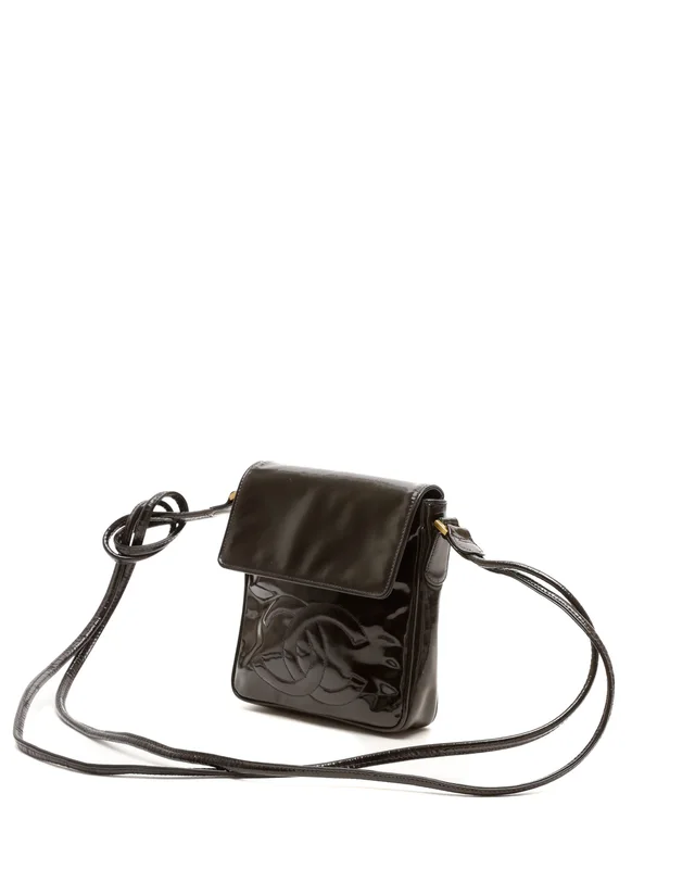 Chanel Coco Mark Patent Crossbody Bag in Patent leather from A Retro Tale, photo 2 of 2