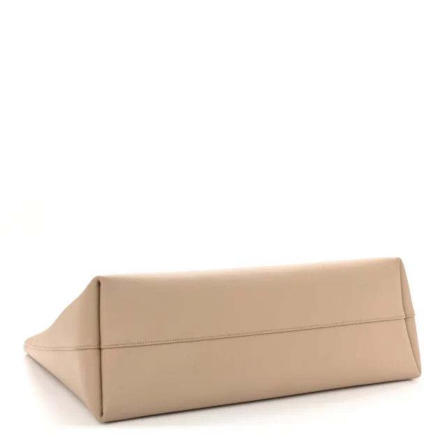 Saint Laurent Large Shopping Tote Dark Beige in Beige Calfskin from FASHIONPHILE, photo 5 of 13