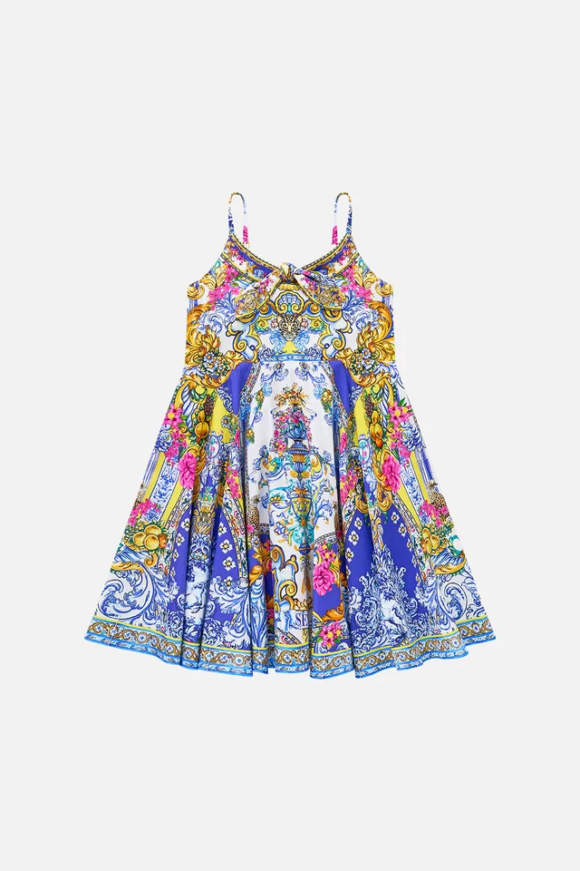 Camilla eBoutique KIDS STRAPPY MINI DRESS WITH TIE FRONT ESPAÑA NIRVANA from CAMILLA, photo 1 of 1