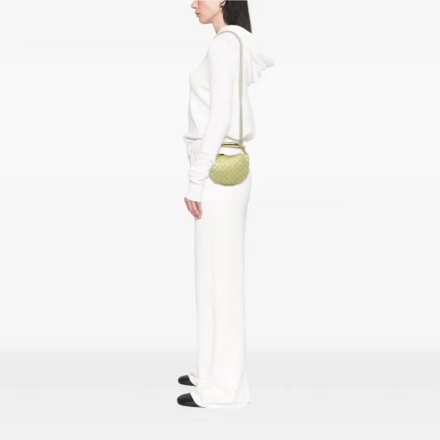 Bottega Veneta Mini Nappa Intrecciato Sardine in yellow Nappa leather from Her-Age, photo 5 of 5