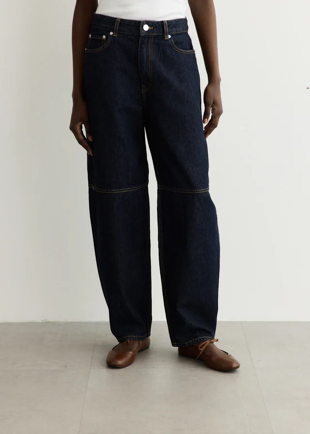 Ganni Dark Rinse Denim Stary Jeans from Incu, photo 1 of 1