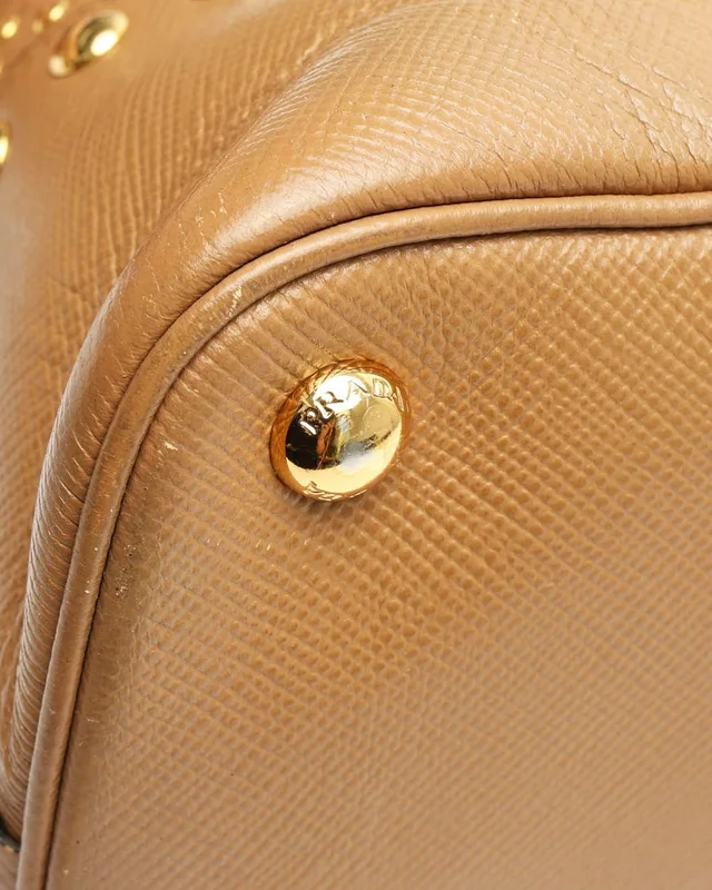 Prada Studded Saffiano Bag in Saffiano leather from A Retro Tale, photo 8 of 13