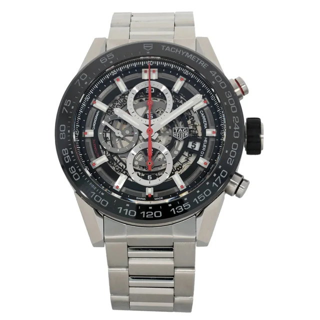 TAG Heuer Carrera CAR2A1W-0 43mm Stainless Steel Watch from H&T