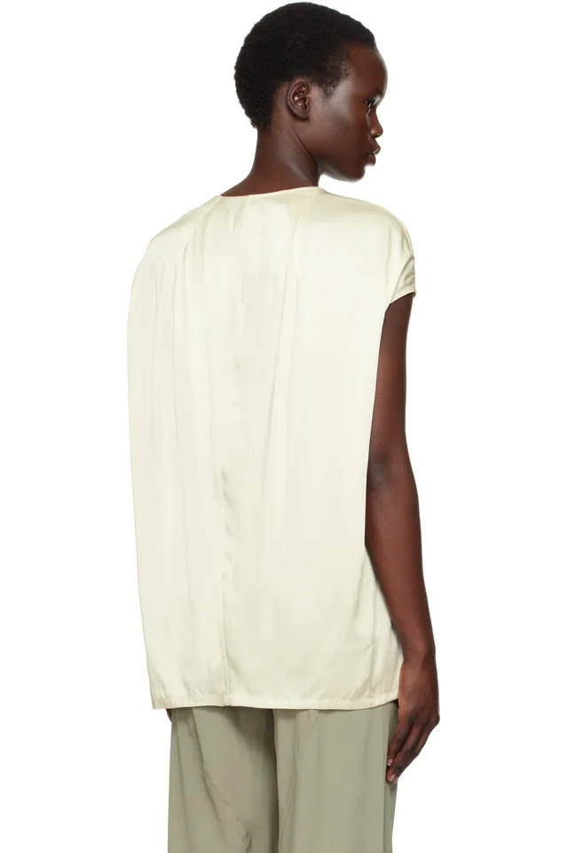 Rick Owens Off-White Hollywood Floating T-shirt, photo 3 of 4 from SSENSE