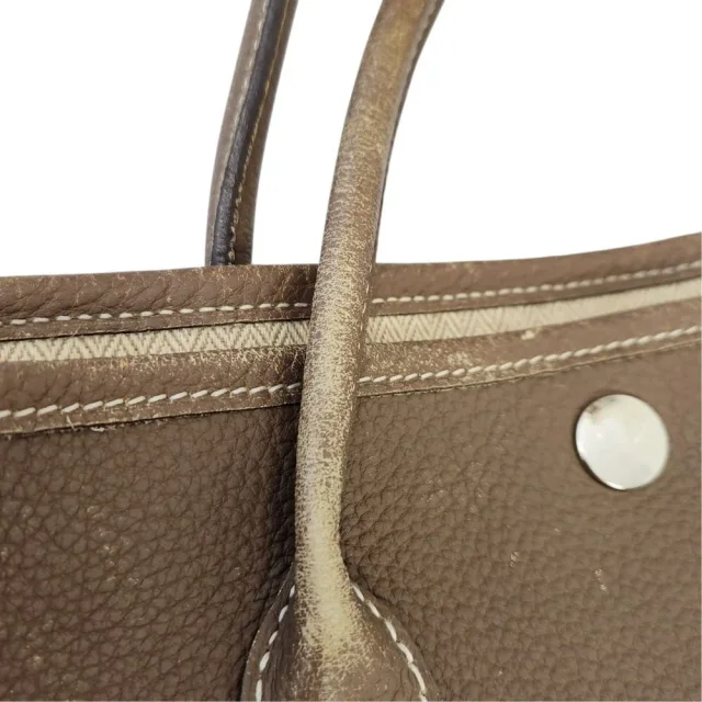 Hermès Garden PartyTPM Negonda Handbag in Beige Calfskin from LuxUness, photo 11 of 16