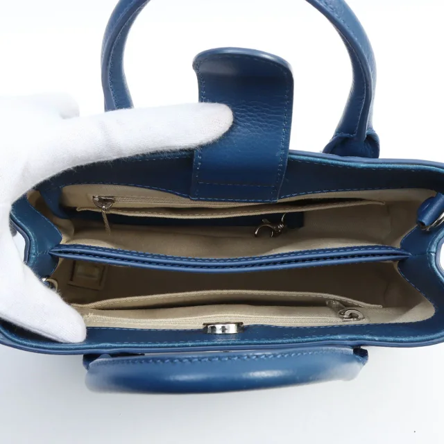 Chanel Neo Executive Tote Bag S, Blue (circa 2016) in Blue Caviar leather from VINTAGE QOO TOKYO, photo 5 of 13