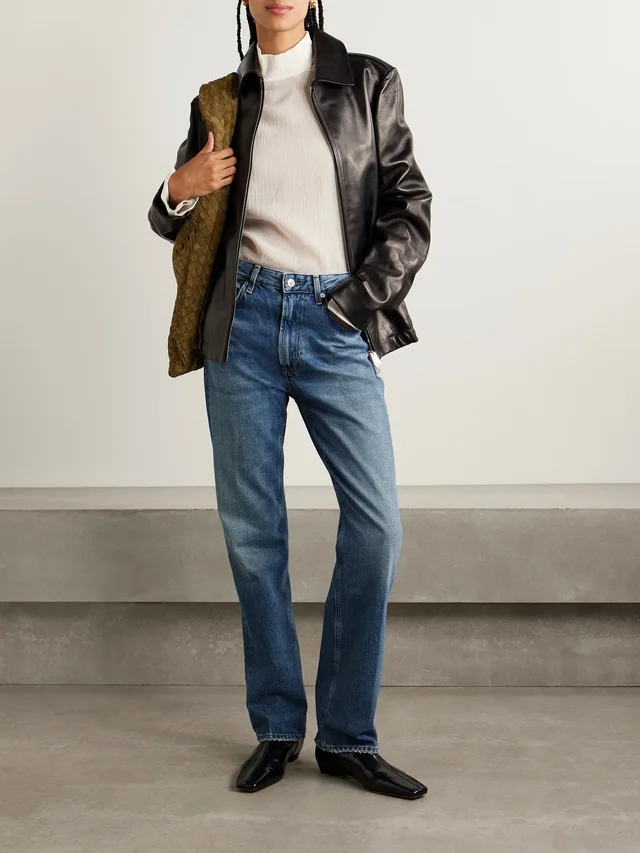 CITIZENS OF HUMANITY Zurie high-rise straight-leg jeans in Blue, photo 2 of 2 from NET-A-PORTER (Canada)