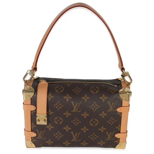 Louis Vuitton Monogram Canvas Side Trunk Mm Brown Coated Handbag in Brown Coated canvas from HEWI