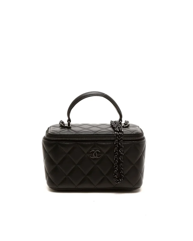 Chanel CC Top Handle Vanity Chain Bag in Lambskin from A Retro Tale