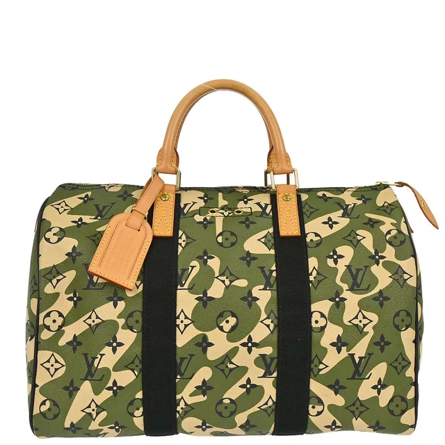 Louis Vuitton Monogramouflage Speedy 35 Handbag M95773 in Canvas from AMORE Vintage Tokyo