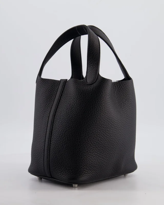 Hermès Picotin Lock 18 Bag in Black Clemence leather from Sellier, photo 2 of 2