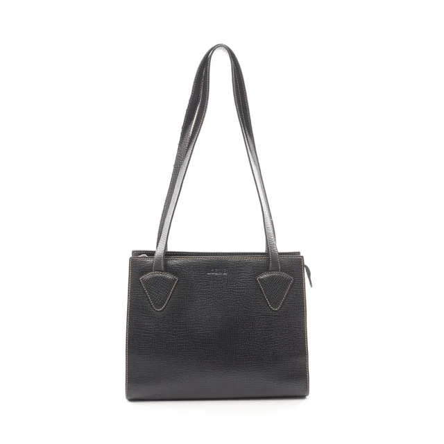 Loewe Tote Black Leather Shoulder Bag in Black Leather from The Reluxe