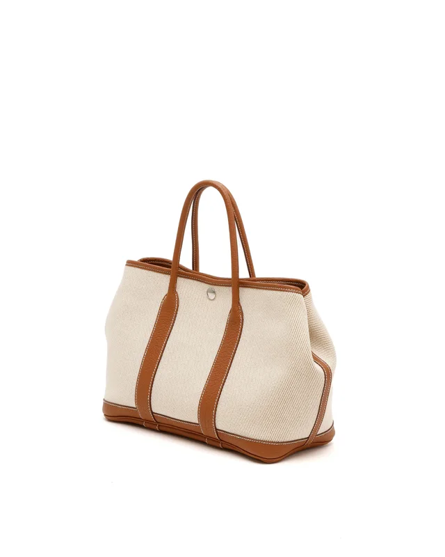 Hermès Toile and Negonda Garden Party 30 Tote Bag in Canvas from A Retro Tale, photo 2 of 10