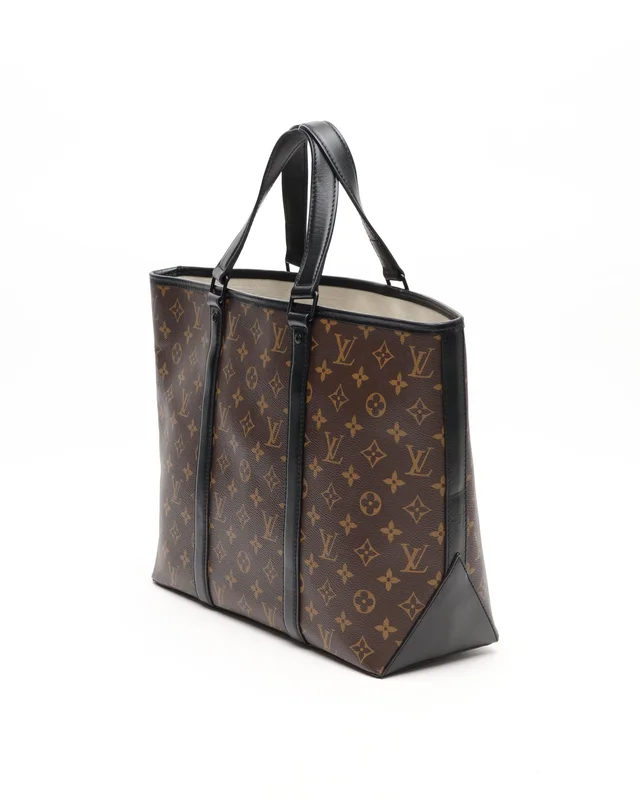 Louis Vuitton Monogram Macassar Weekend PM Tote Bag in Coated canvas from A Retro Tale, photo 3 of 9