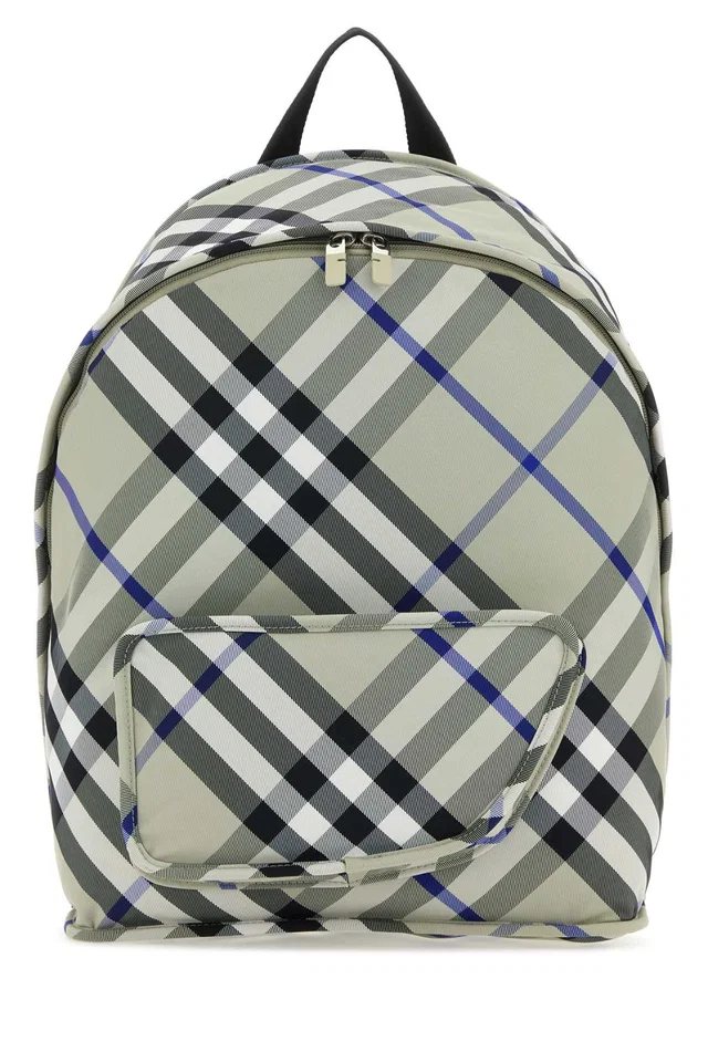 Burberry Shield Backpack — Beige in Beige Nylon from HEWI