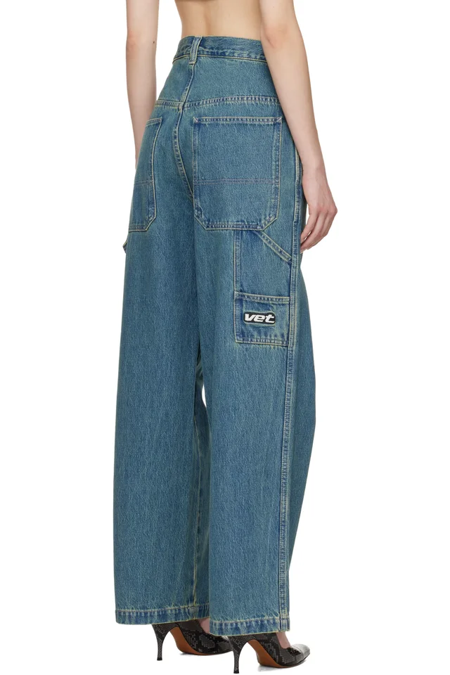 VETEMENTS Blue Hip-Hop Jeans, photo 3 of 4 from SSENSE