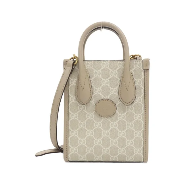 Gucci Uulbt Bag Handbag Beige in Beige Canvas from The Reluxe