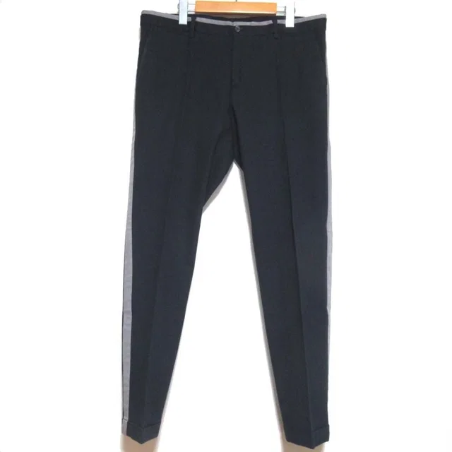 Dolce & Gabbana Side Patch Trousers Pants 52 Navy Gray in Navy from The Reluxe