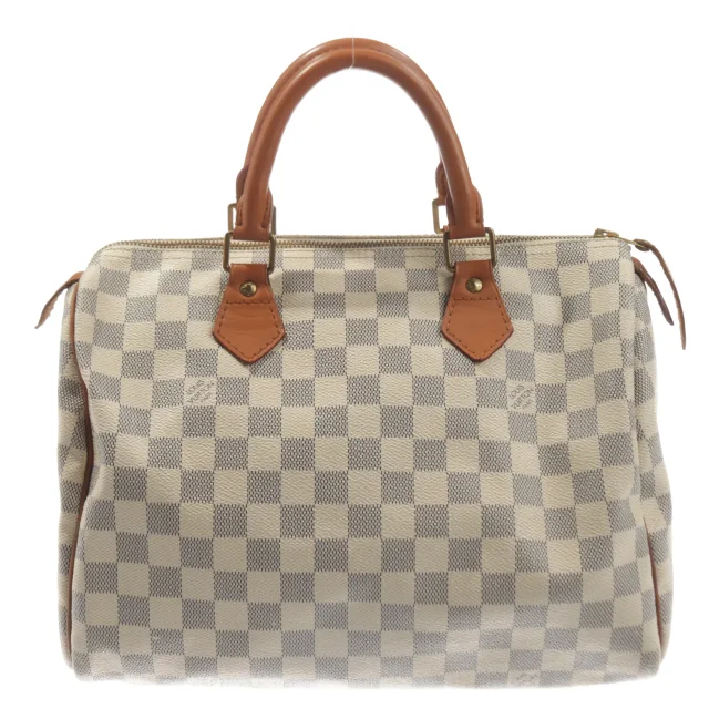 Louis Vuitton Speedy 30 Handtasche Beige in Weiß from Buddy And Selly