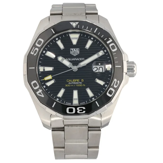 TAG Heuer Aquaracer WAY201A 44mm Stainless Steel Watch from H&T