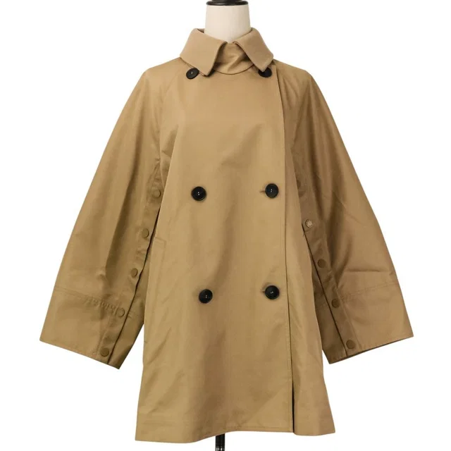 Max Mara Weekend Wkdmanna Quilted Trench Coat Beige Spring Summer Fall Winter 38 in Beige Wool from The Reluxe