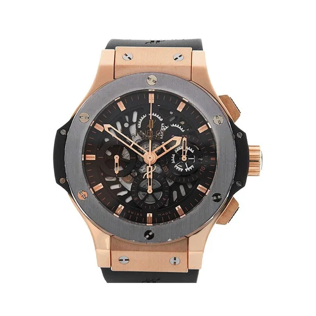Hublot Big Bang Aero Bang Chronograph Automatic Black Dial Mens Watch 310.PT.1180.RX in gold|black|pink from Jomashop.com