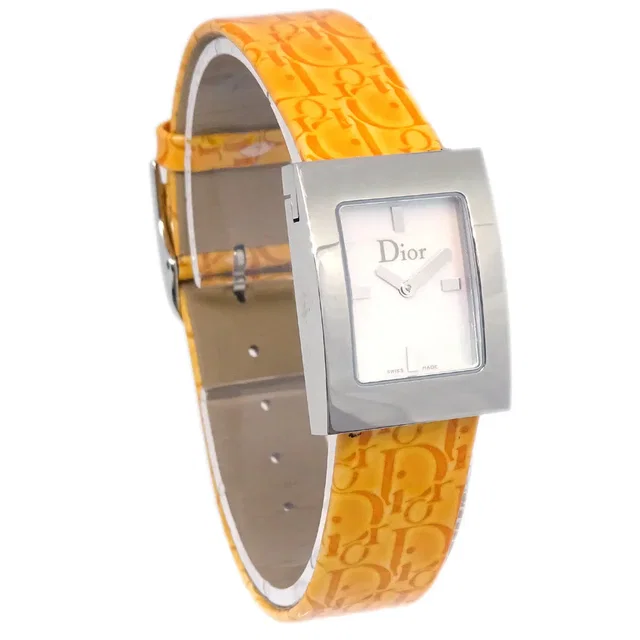 Dior D78-109 Malice Watch SS in Patent leather from AMORE Vintage Tokyo