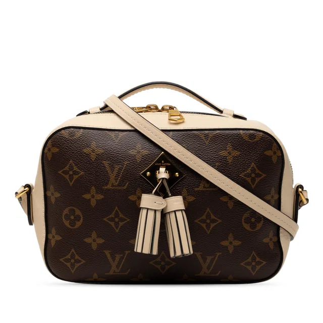 Brown Louis Vuitton Monogram Saintonge Crossbody Bag in Brown Coated canvas from Designer Revival