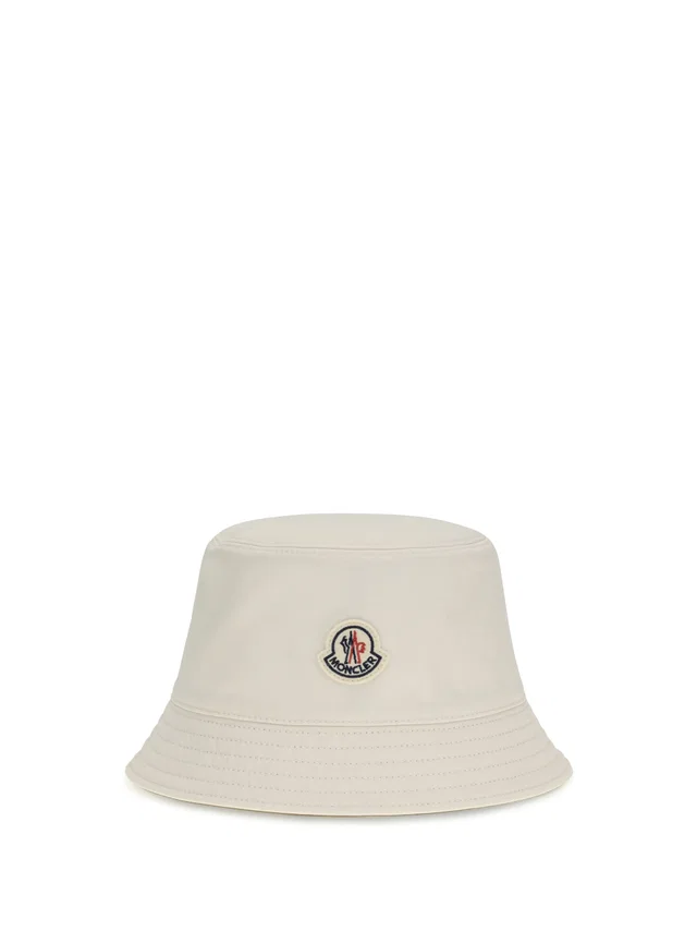 Moncler L10933b0002254a1k Bucket Hat — White Polyester in White from HEWI