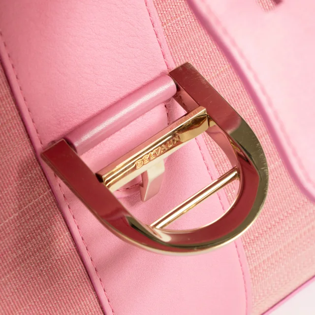 Delvaux Flamingo Toile de Crin/Polo Brillant MM Bag in Leather from Labellov, photo 8 of 8