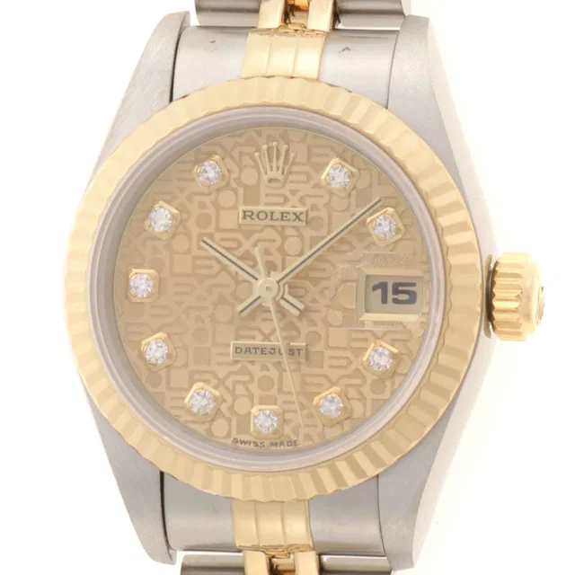 Rolex Datejust Watch 18k Yellow Gold 18k in Yellow Leather from The Reluxe
