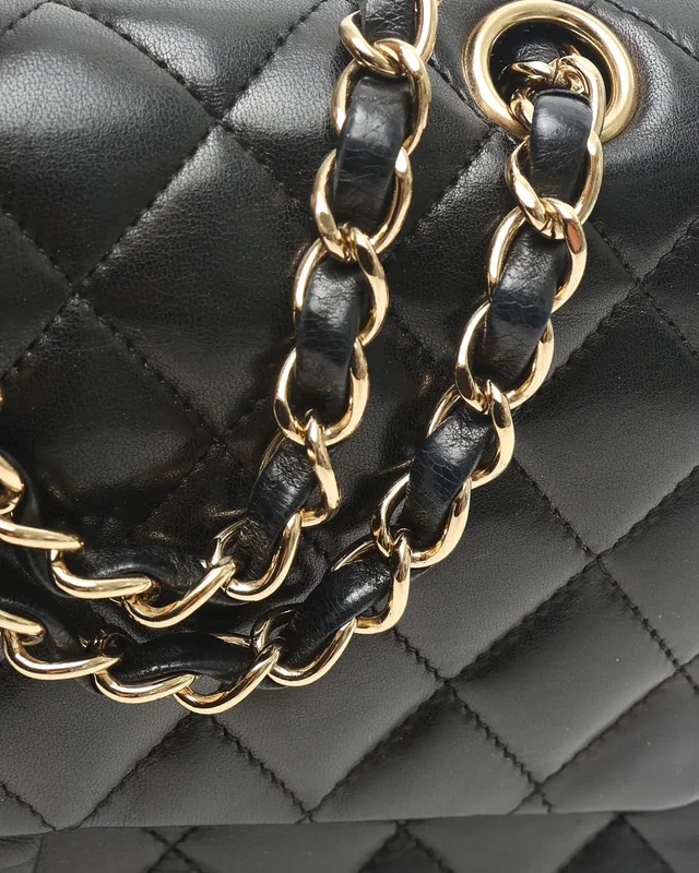 Chanel Classic Medium Double Flap Bag in Woven leather from A Retro Tale, photo 6 of 11