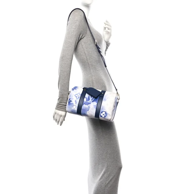 Louis Vuitton Monogram Watercolor City Keepall Blue in Blue Coated canvas from FASHIONPHILE, photo 2 of 9
