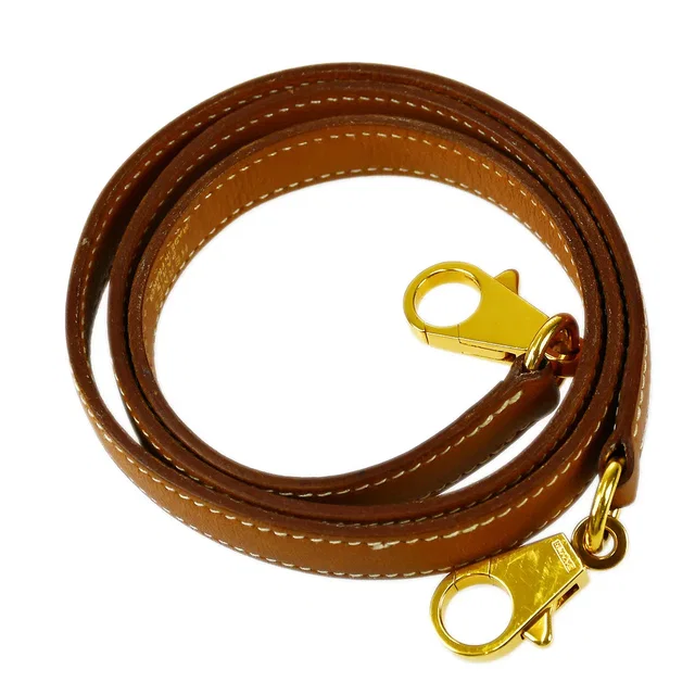 Hermès Shoulder Strap For Kelly Brown Small Good in Brown Leather from AMORE Vintage Tokyo