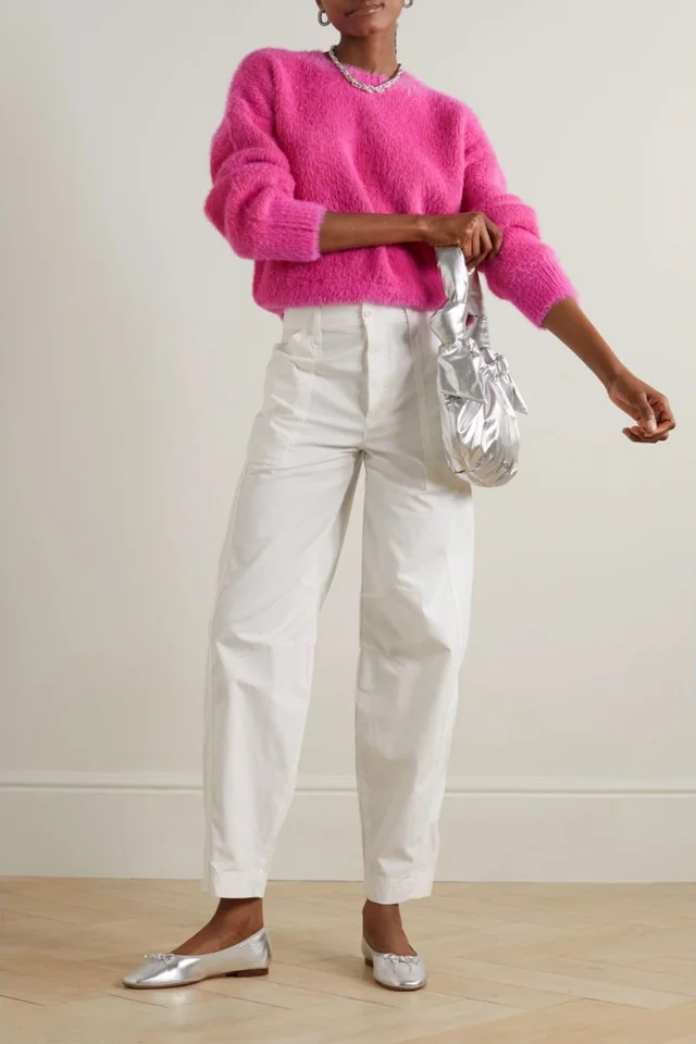 Stella McCartney Brushed-Knit Crew-Neck Sweater, photo 2 of 4 from THE OUTNET